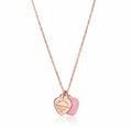 T&C Double Heart Necklace