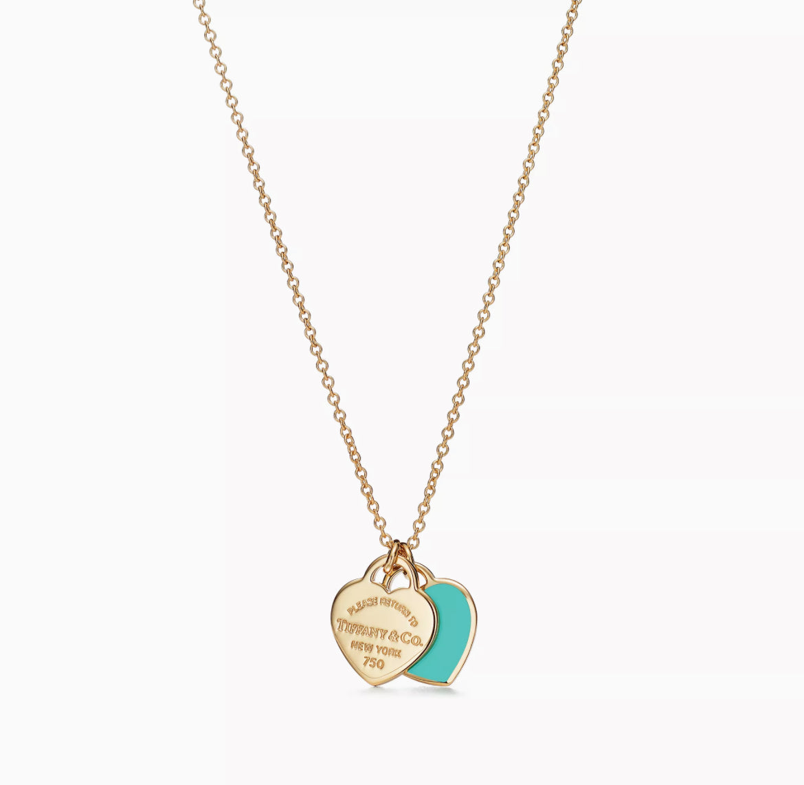 T&C Double Heart Necklace