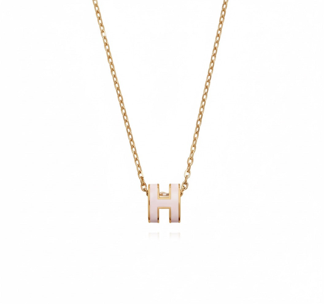 H Pendant Necklace