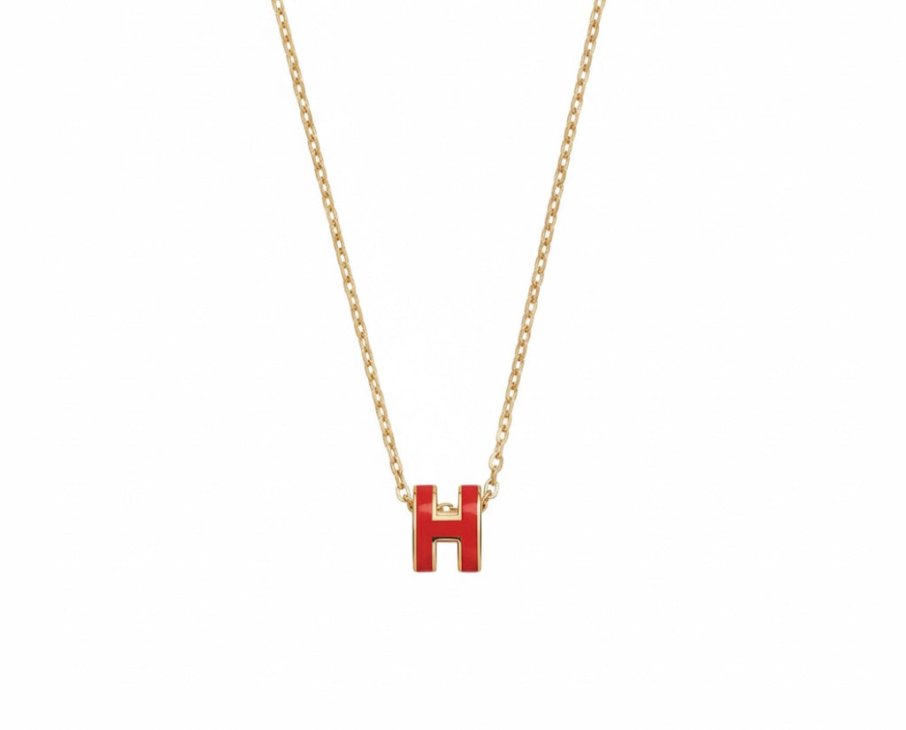 H Pendant Necklace