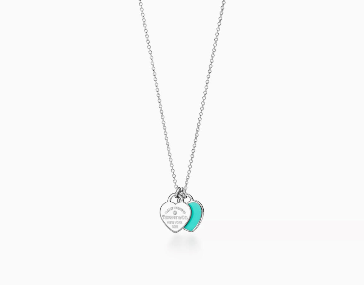 T&C Double Heart Necklace