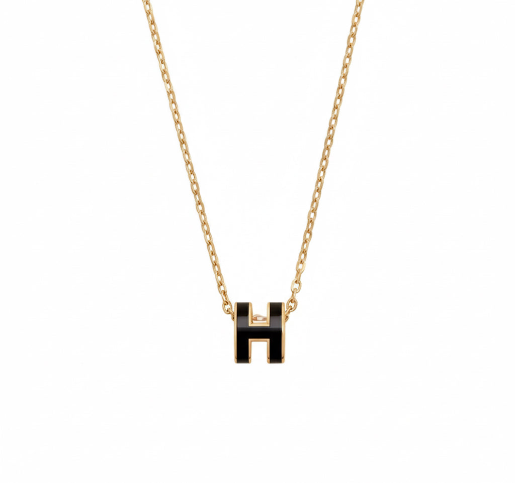 H Pendant Necklace