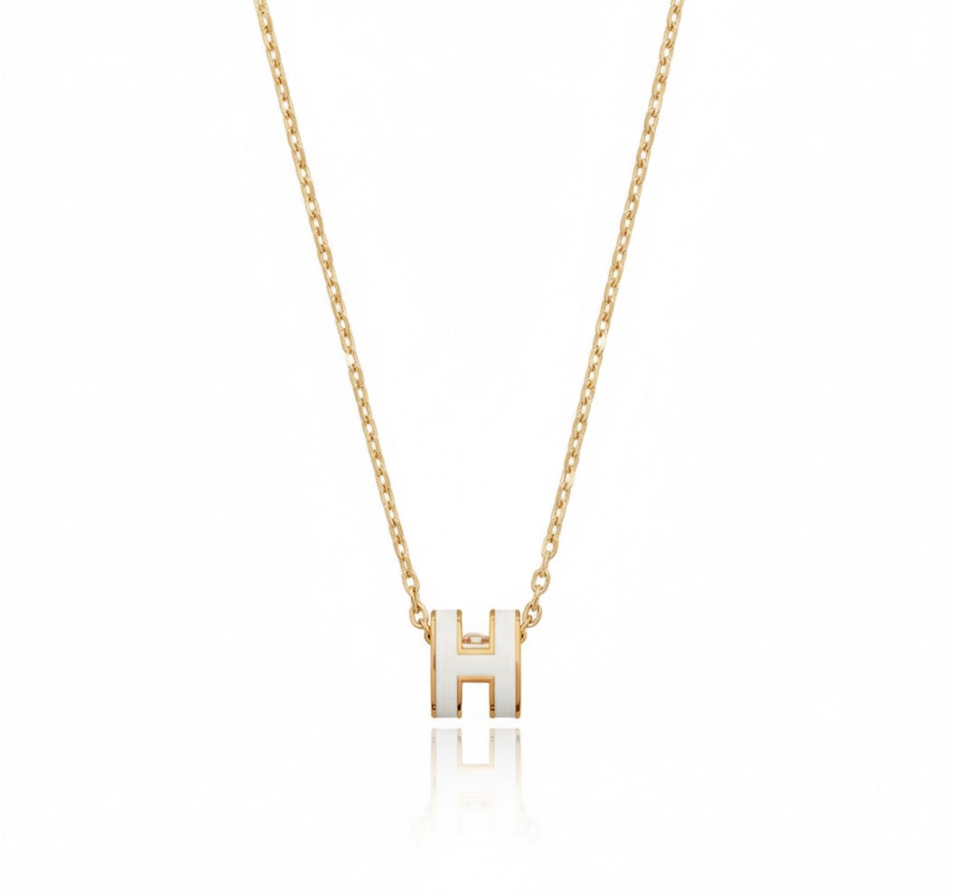 H Pendant Necklace