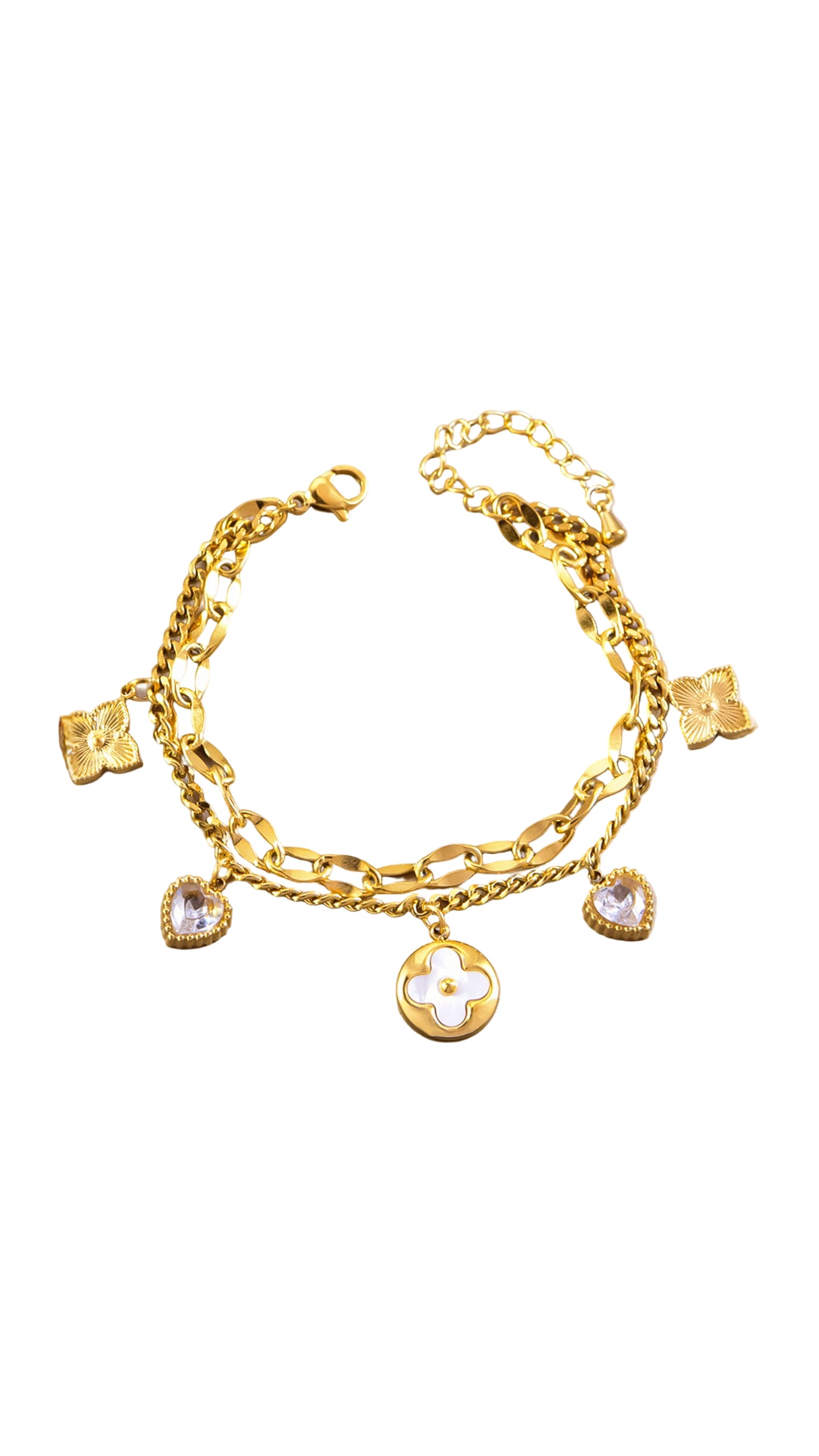 Clover Charm Bracelet