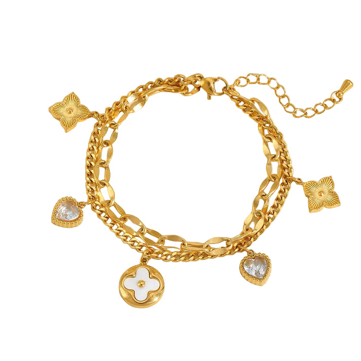 Clover Charm Bracelet